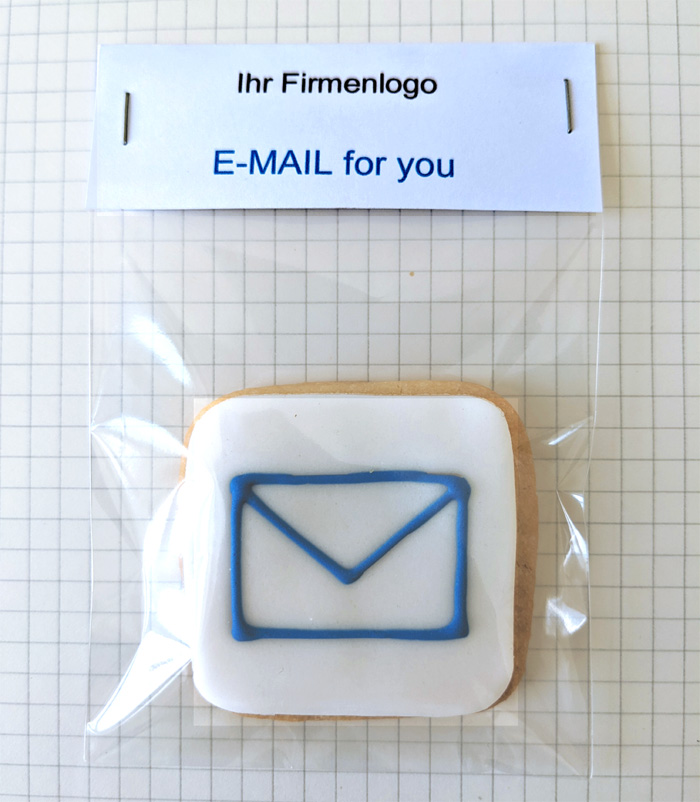 handgemachte Kekse als E-Mail