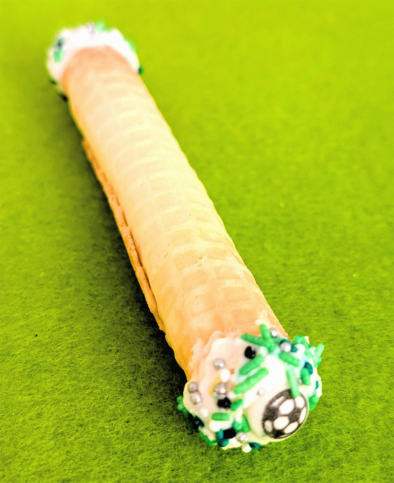 waffelröllchen als glückskeks mit wunschtext