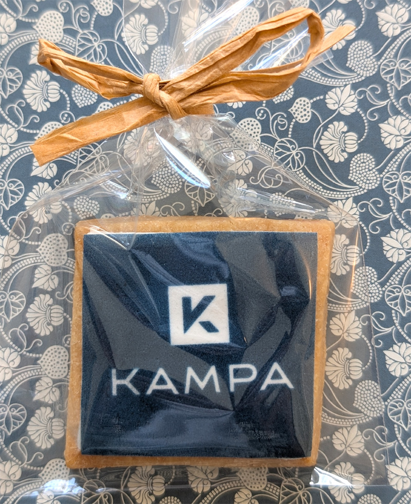 logokekse mit firmenlogo